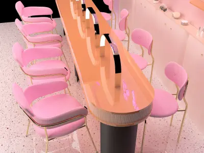 Beauty salon 3D model purchase