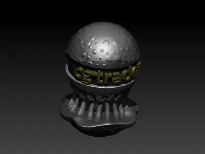 CGTRADER LOGO 3D print model