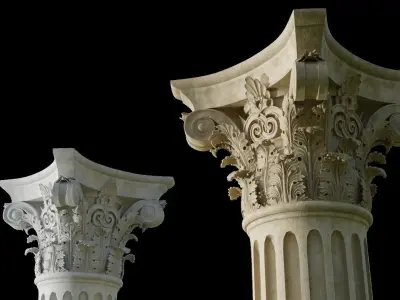 Corinthian Column 3D model