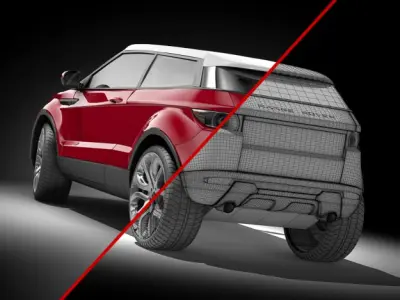 Range Rover Evoque STD MAT 3D model