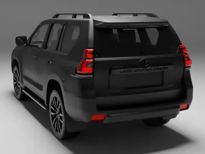 TOYOTA PRADO 2018 BLACKOUT 3D model