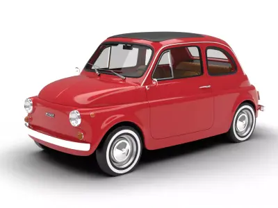 Fiat 500L 1969 3d model 3D model