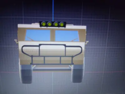 off-road vehicle Low-poly 3D model by timofej-yakimow