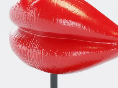 Figurine Lips 3D model