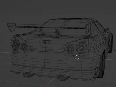 skyline R34 3D model