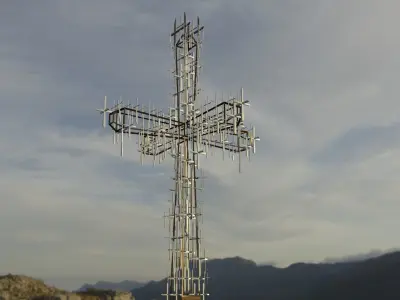  Cross monument 3D model