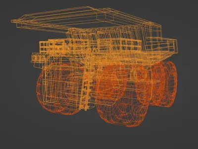 LowPolyBelaz Low-poly 3D model