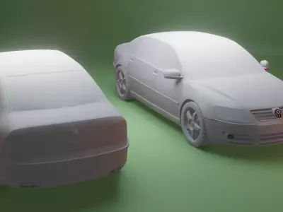 Volkswagen Phaeton W12 3D model