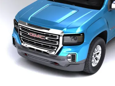 GMC Canyon Small Pick Truck AT4 2022 Low-poly 3D model