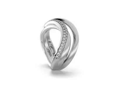 3 rings wedding ring - Jewelry 3D - AN-615 3D print model