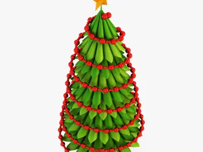 Christmas Tree Paper v 3 3D model