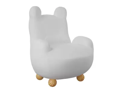 Tady bear chair 01 3D model