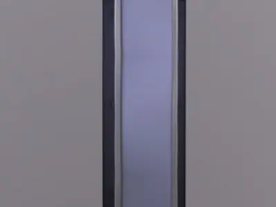 Pillar Sci-Fi Low-poly 3D model