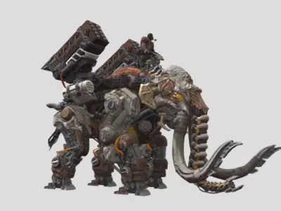 Mecha Elephant 3D model