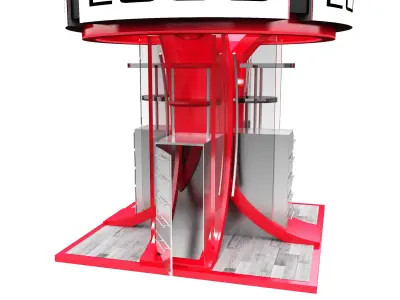 Booth Exhibition Stand a529a 3D model
