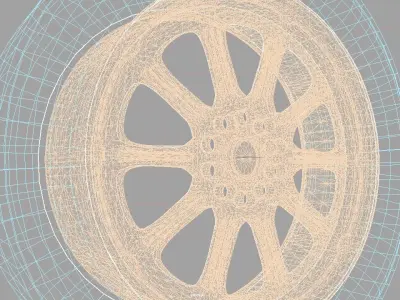 tire weel 3D model