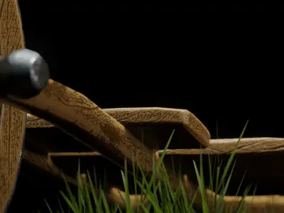 Medieval Cart 3D Model  3D model