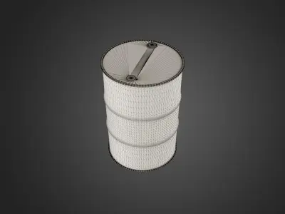 Oil Barrel 3D model