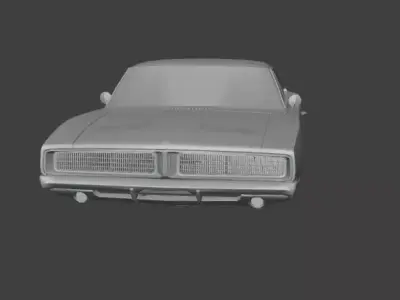 3D Printable Classic Muscle RC Body - 1-10 Scale Custom Shell  3D print model
