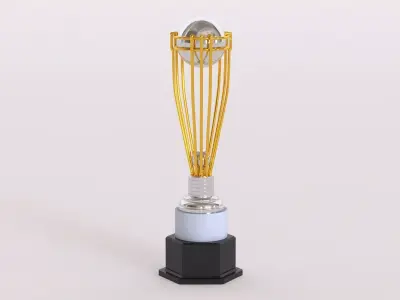 Cricket Trophy 3D model