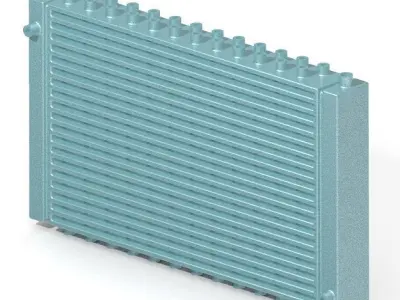 Kids Engineering Car Radiator 3D print model