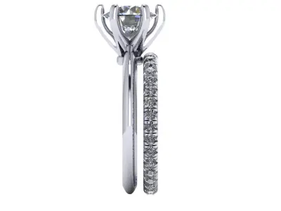 Matching Diamond Rings R2 3D print model