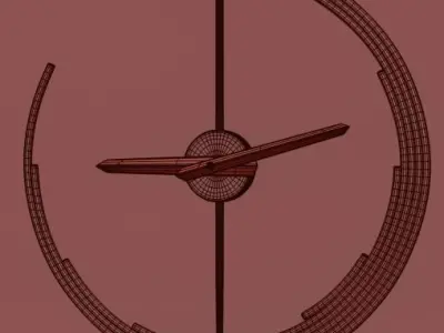  oein   wall clock 3D model
