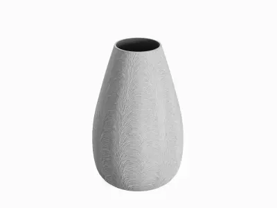 Porcelain Vase Set C Low-poly 3D model