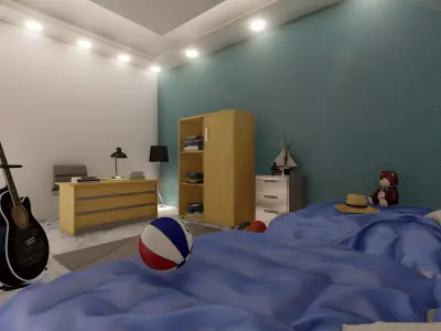 Children Room Free 3D model