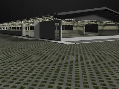 Warehouse space 2206 3D model