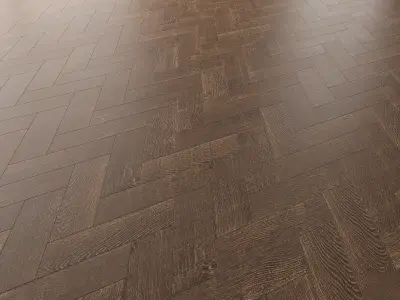 Parquet Oak Rotec Wildwood set 5 3D model