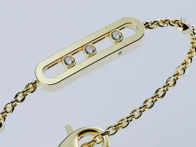 Bracelet Messika Move 3D print model