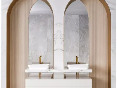 BATHROOM FURNITURE NO20 A 3D model