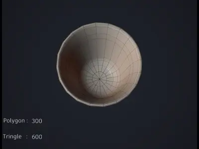 Bar Glass Shooter double Free low-poly 3D model