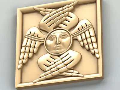 Square rosette 023 3D model