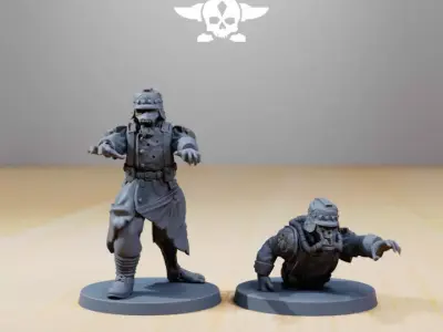 GrimGuard - Zombiefied Free 3D print model