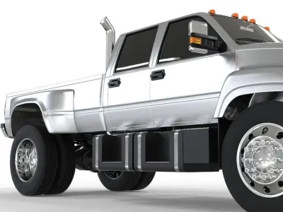 1998 Chevrolet Kodiak Double Cab Custom Edition 3D model