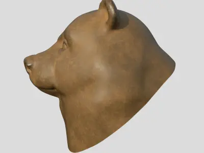 Bear Head 3D model