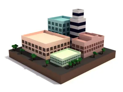 Polygon Ultimate Combo Pack Low-poly 3D model