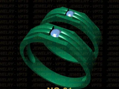 ring wedding 3D model buy