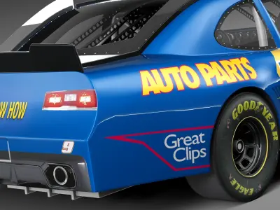 Chevrolet Camaro Nascar NAPA CG 2014 3D model