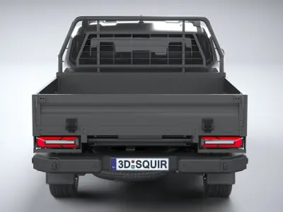 Kia Tasman Cargo DoubleCab 2026 3D model