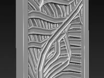 Decorative Panel Nature 2 3D Model 3D print model