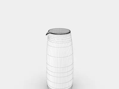 Coloured vases 3D model