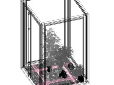 Interior Courtyard 3D model