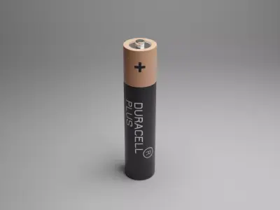 Battery Low-poly 3D model