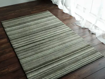 Lynx Striped Rugs 3D model