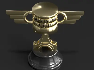 Piston Cup Free low-poly 3D model