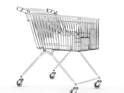 Shopping Cart 3D model