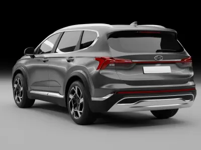 Hyundai Santa Fe 2023 3D model